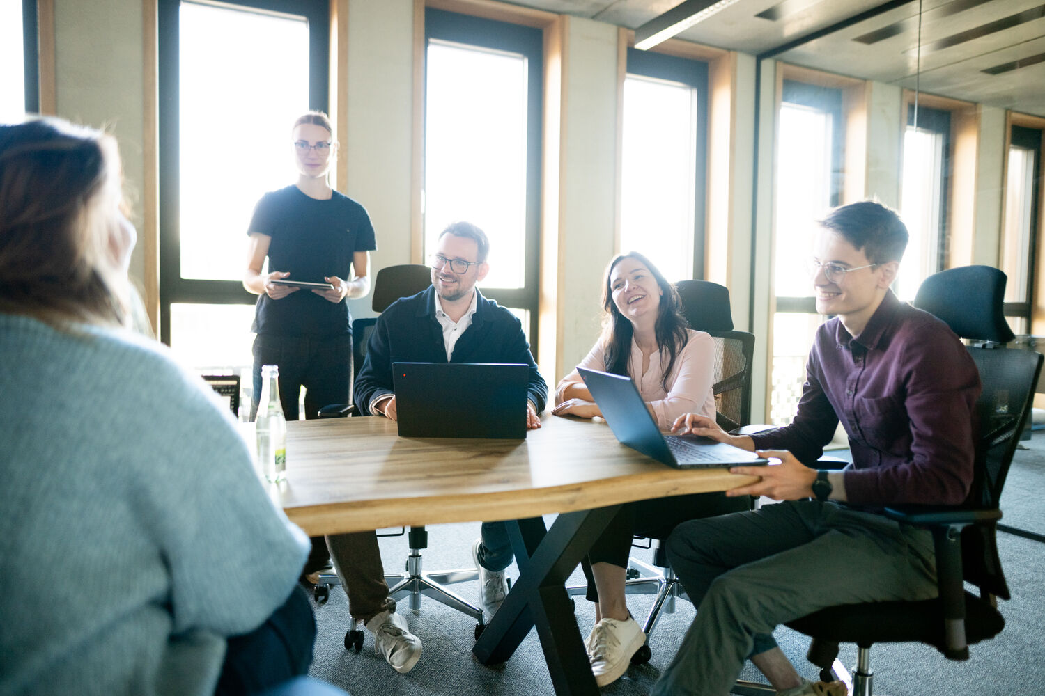 Team-Session im Würzburger Büro